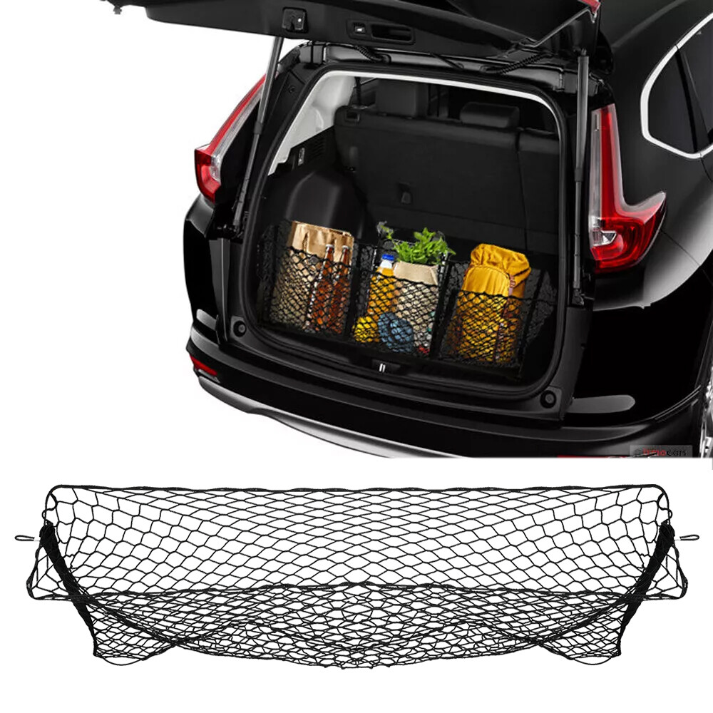 For Honda CR-V CRV HRV URV Rear Truck Cargo Net Envelope Heavy-Duty Storage Mesh