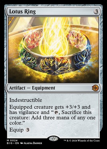 MTG Magic the Gathering Lotus Ring (24/102) The Big Score LP - 第 1/1 張圖片