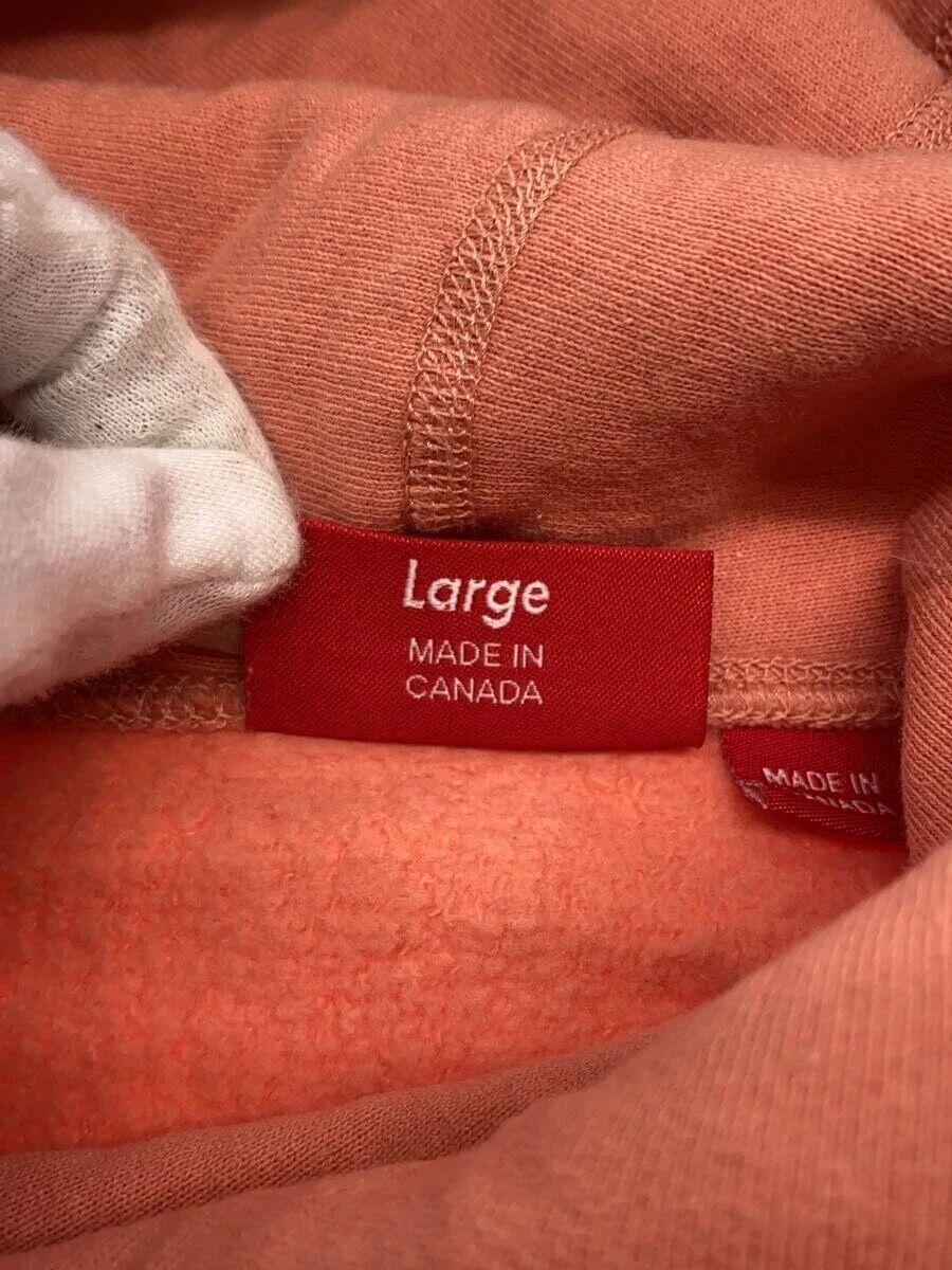 Felpa con cappuccio Supreme arancione L usata