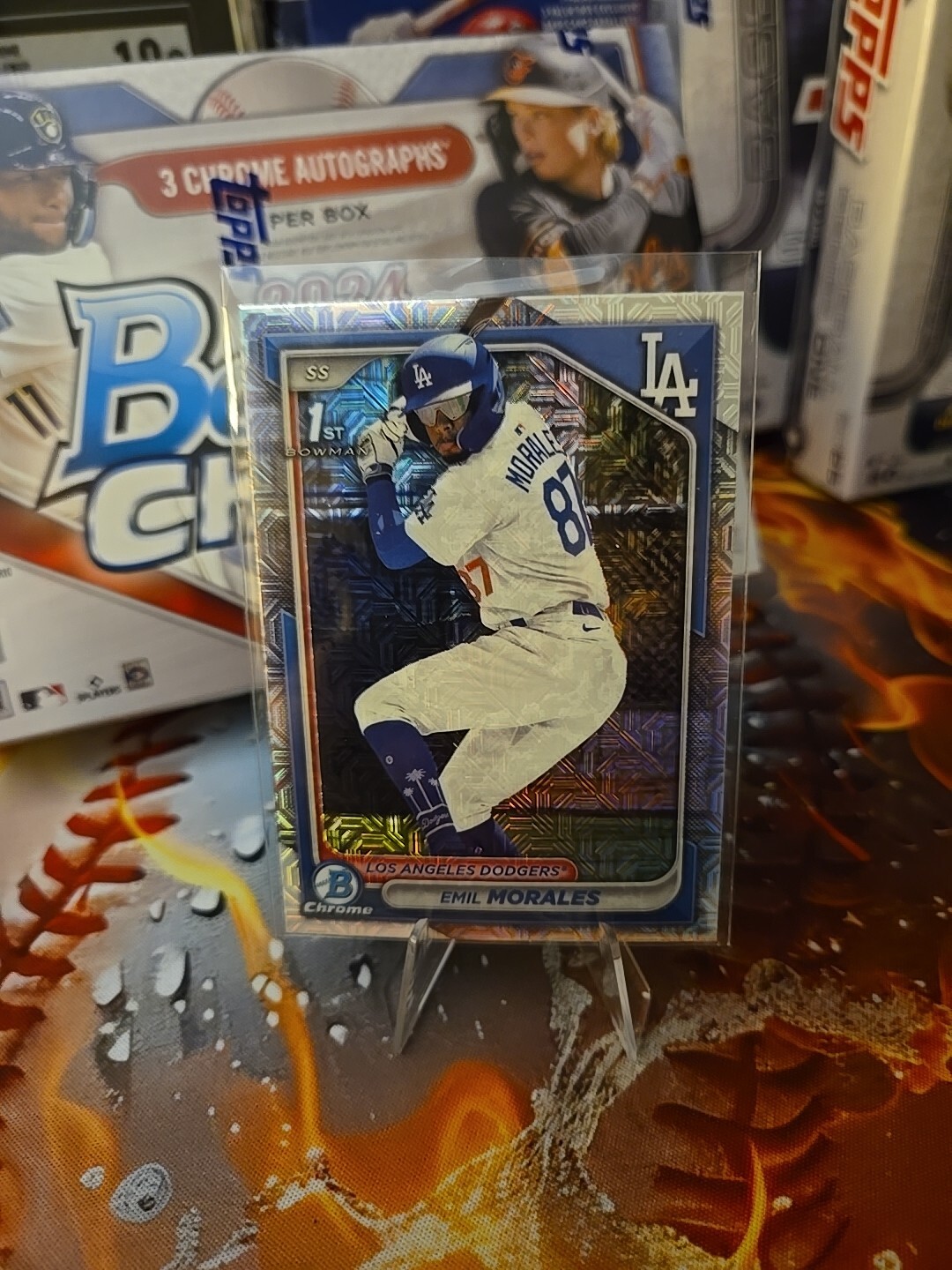 2024 Bowman Chrome - Prospects Emil Morales #BCP-221 Mojo Refractor (RC)