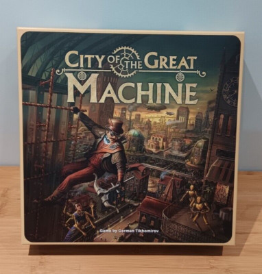 Stadt der großen Maschine Brettspiel - einmal gespielt