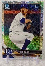 ⚾️2018 bowman mega box JAKE KALISH (rookie/mojo refractor) #BCP77⚾️ *Royals*