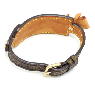 Louis Vuitton Bracelet Brown Monogram Gold Hardware Women display picture 3