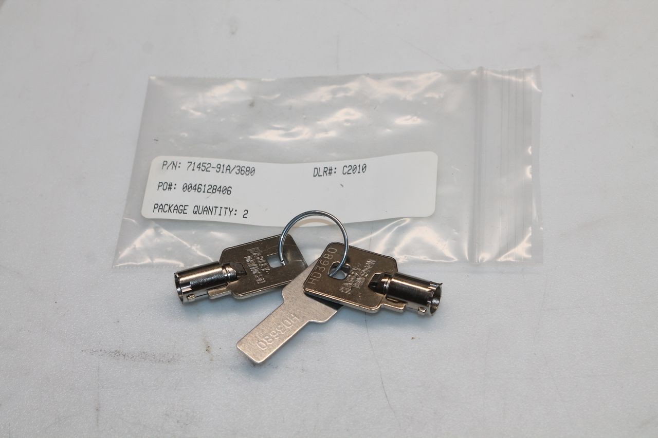 Clé perdue ? Solution avec la clé 3180 d'origine pour Harley Davidson 71452-91A