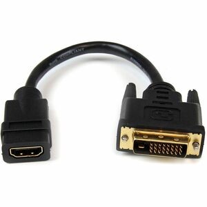 Startech 8In Hdmi?É?« To Dvi-D Video Cable Adapter Hdmi Female To Dvi Male Cable