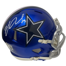 Zack Martin Signed Dallas Cowboys Flash Mini Helmet Beckett Witness BAS COA