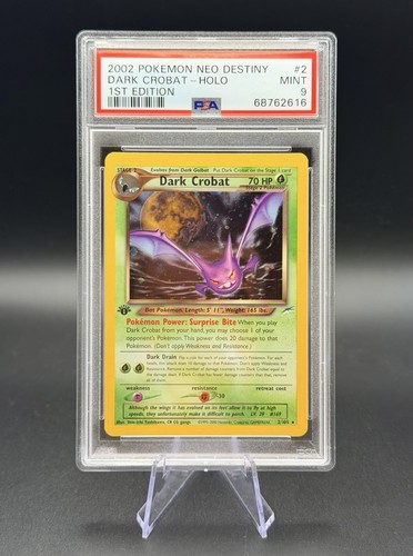 Dark Crobat (1st Edition) graded PSA 9 for sale on eBay