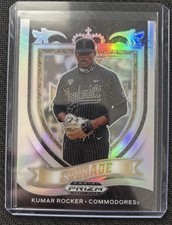 2021 Prizm Draft Picks - Crusade Kumar Rocker #C-KR Silver Prizm (RC) - Rangers