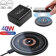 15W Wireless Fast Charger Charging Pad For Samsung Galaxy A17 A16 A26 A36 A56 A0