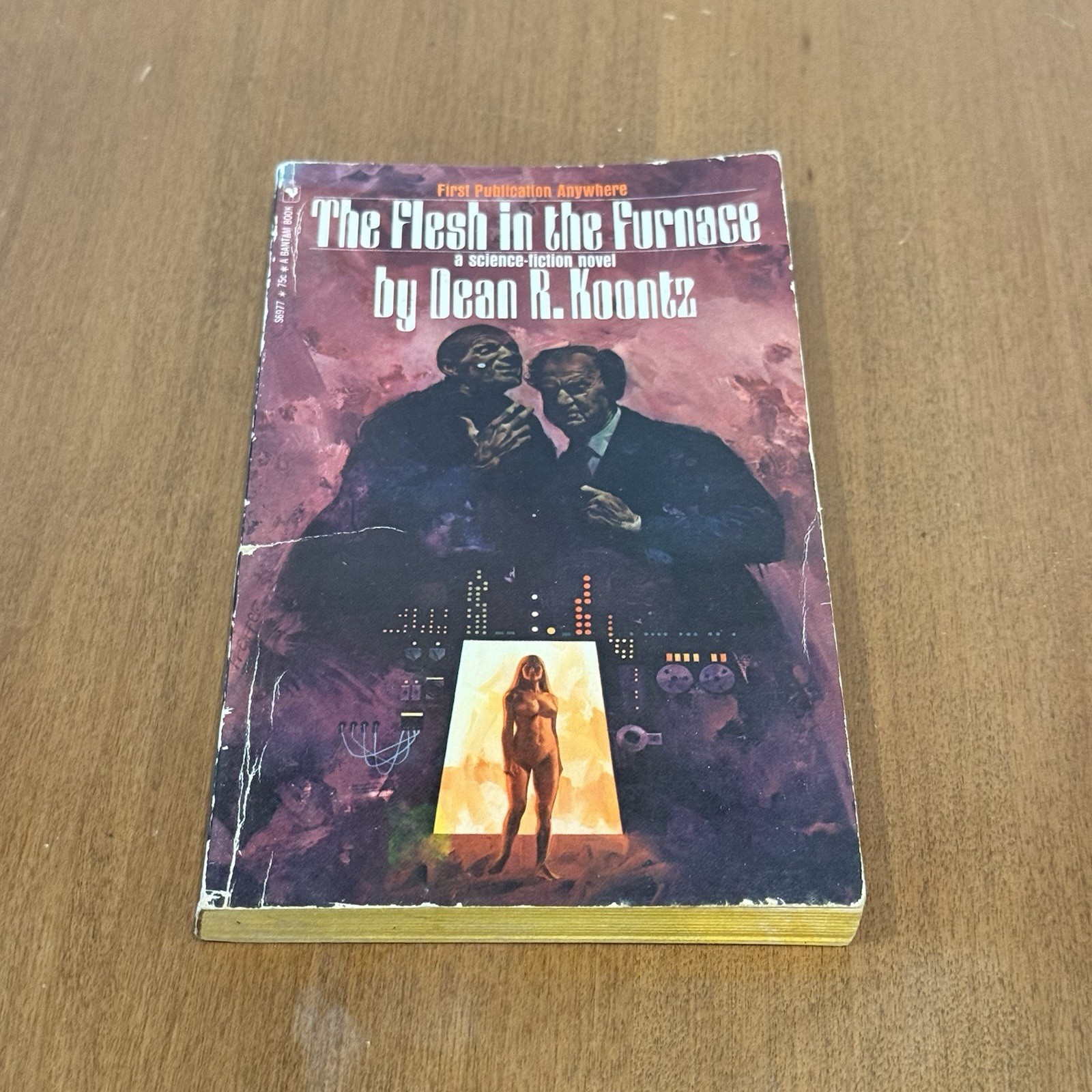 The Flesh in the Furnace by Dean Koontz PB 1st Edition Bantam 1972 Sci Fi Horror