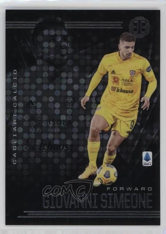 2020 Panini Chronicles Illusions Serie A Silver Circles Giovanni Simeone #10 2b6
