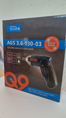 GÜDE AGS 3.6-130-03 Gelenk-Akkuschrauber 58144 wie NEU