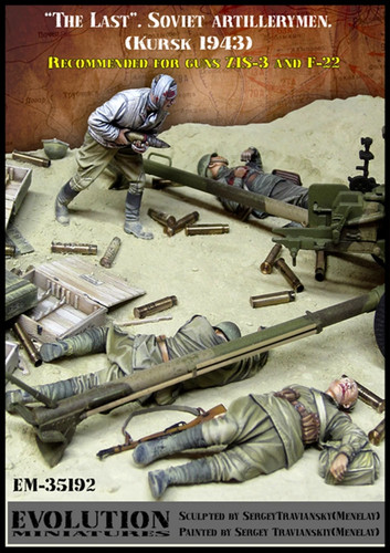 kit modellino 1/35 kit resina The Last. artiglieri sovietici. (Kursk 1943) (4 persone) - Foto 12 di 24