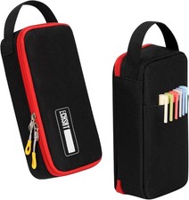 Black, Stationery Organizer Pen Cases for Office Travel, Special Pouch for