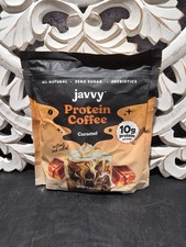 Javvy Protein Coffee Powder Caramel 12.6 oz Prebiotic MCTs Caffeine