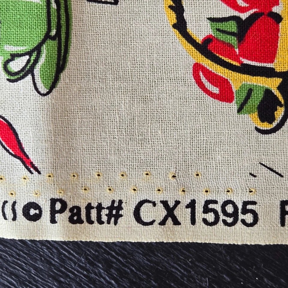 Remanente de tela retro de cocina años cincuenta Michael Miller MCM 50 algodón 2 yardas 1595 Foto 3 de 4