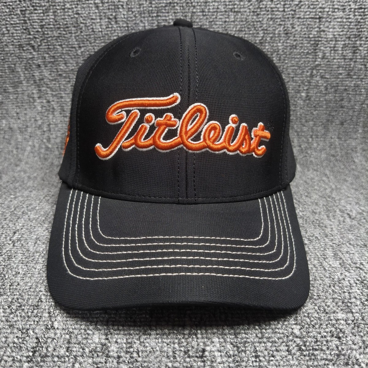 Titleist Baltimore Orioles MLB Black Cap Script Logo Curved Brim