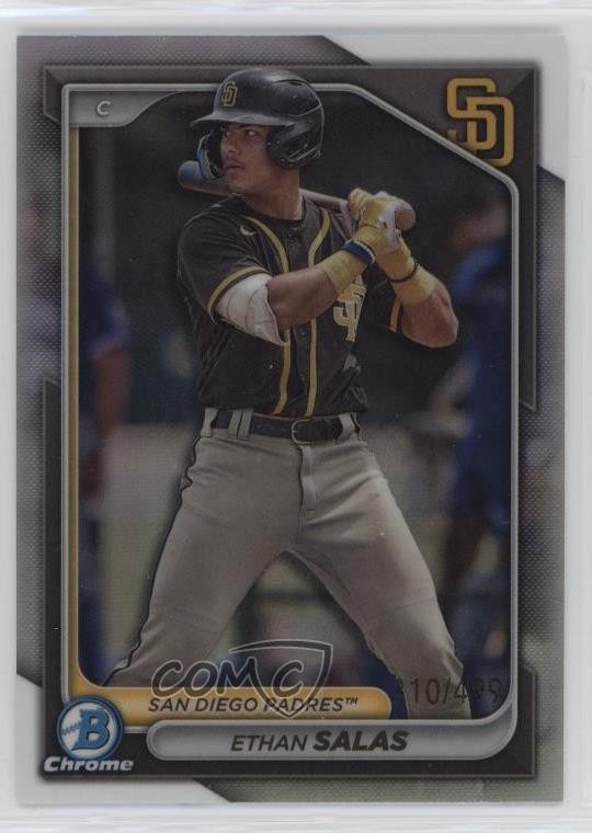 2024 Bowman Chrome Prospects Refractor 10/499 Ethan Salas #BCP-102 c5b