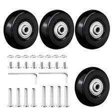 4Pcs Luggage Wheels Replacement Kit - 50mm x 18mm Suitcase Wheels Replacement...