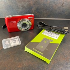 Polaroid IEX29 18MP HD 720p Digital Camera Red, New Battery, SD, Charger Working