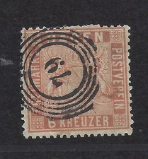 Baden 11 gestempelt, Michel 100 Euro