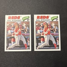 Sal Stewart RC 2026 Topps Heritage #221 Cincinnati Reds Lot (2)