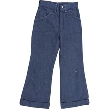 Vintage 70s Flare Denim Bell Bottom Jeans
