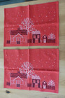 2 Tischsets / Platzsets "EKELUND" 46*34 Häuser im Winter mit Schnee