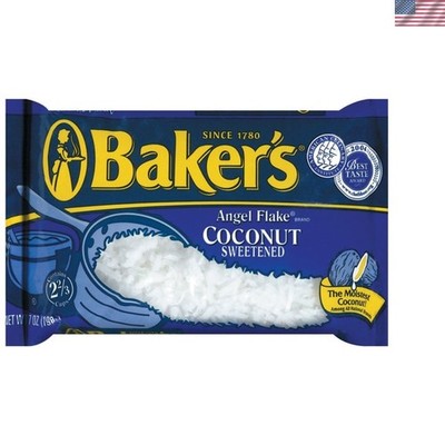 Delicious Sweetened Coconut Flakes, 7 Oz - Elevate Your Baking Creations