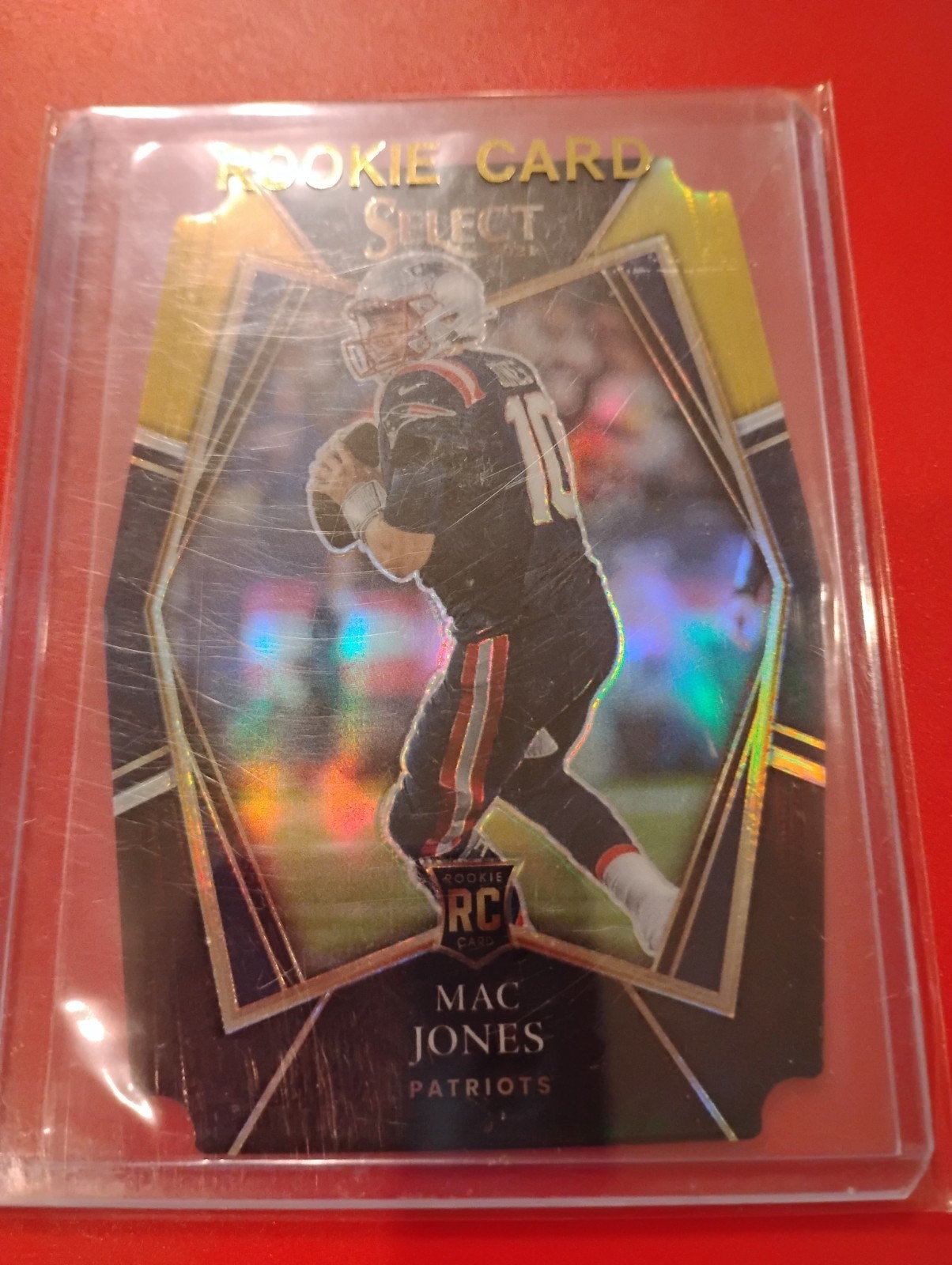 2021 Panini Select Mac Jones Premier Level Black And Gold Die Cut Rookie #151🔥