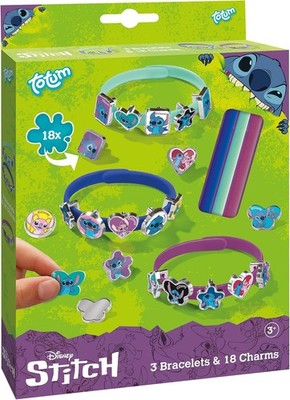 Stitch Armbänder 18 Charms Kinder Charm kreativer Schmuckspaß Stitch Motiven