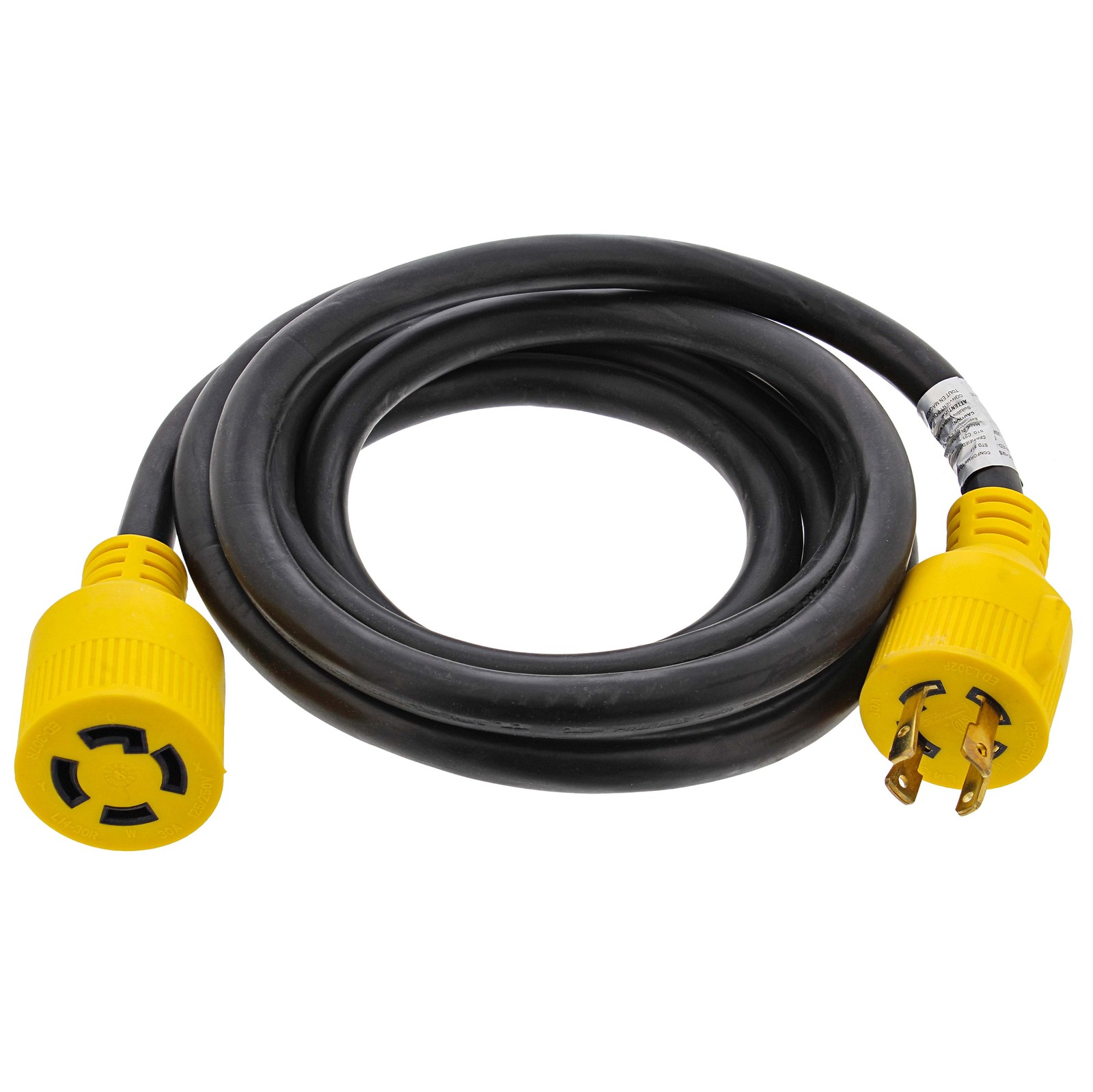 Dumble | 30 AMP RV Power Cord Generator Transfer Switch 10&rsquo; Ft Extension Cable