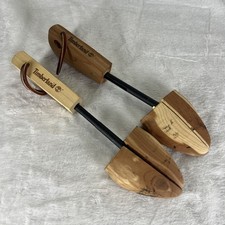 Timberland M Shoe Trees Wood Adjustable Length Stretchers Shaper 12  Long