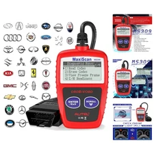Multi-Function MS309 Scanner: Clear Check Engine Light & Retrieve Freeze Data