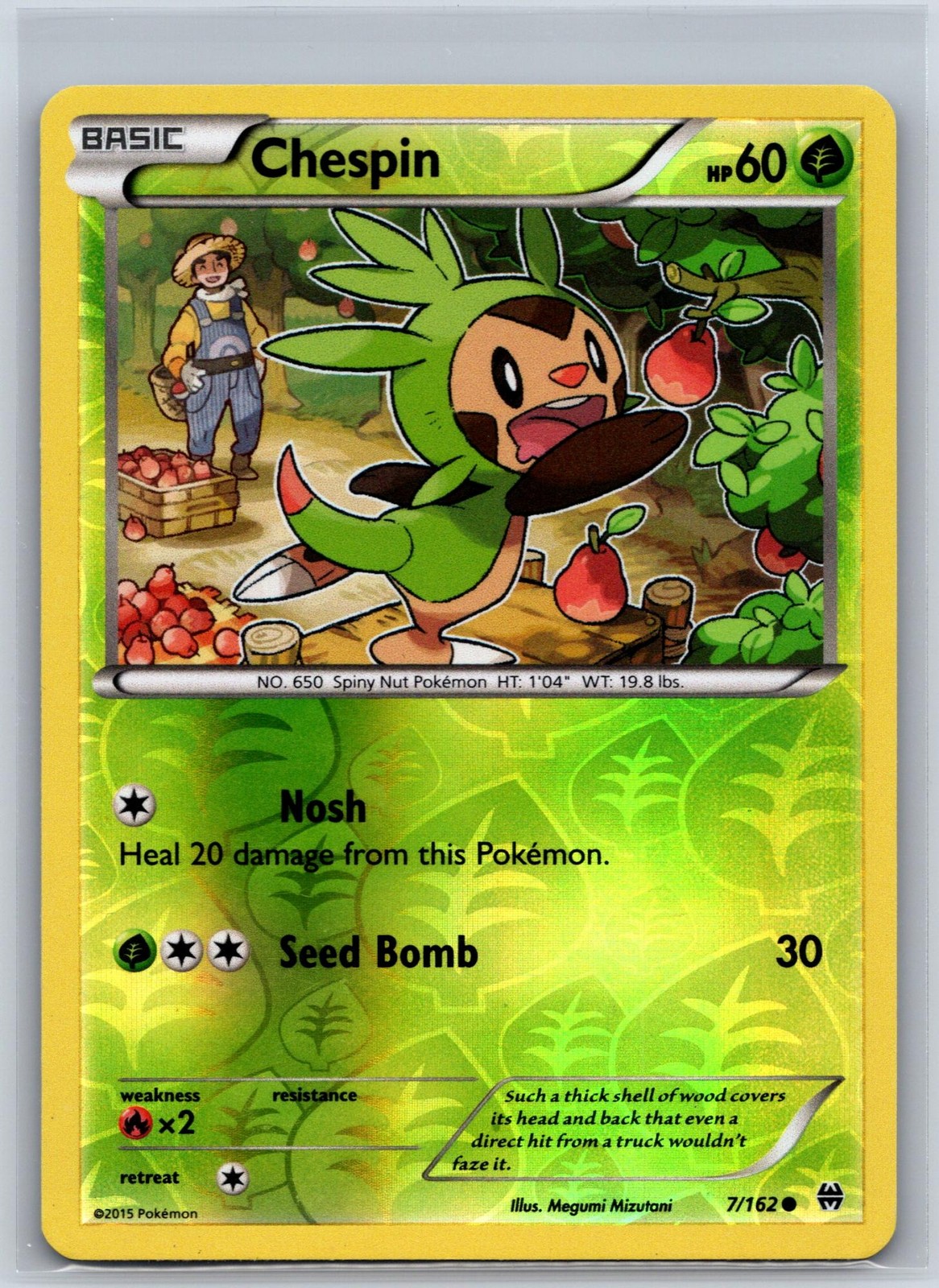 Chespin 7/162 Common BREAKthrough Pokemon Lightly Played