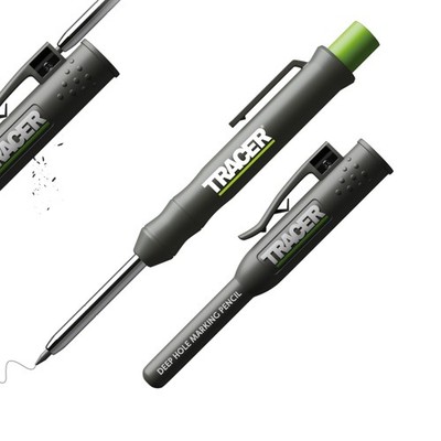 Tracer Deep Hole Construction Pencil Site Holster. Extendable 2B Carpenter Penci