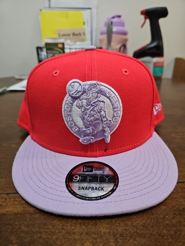 Boston Celtics New Era 9Fifty Pink Mens Snapback Hat