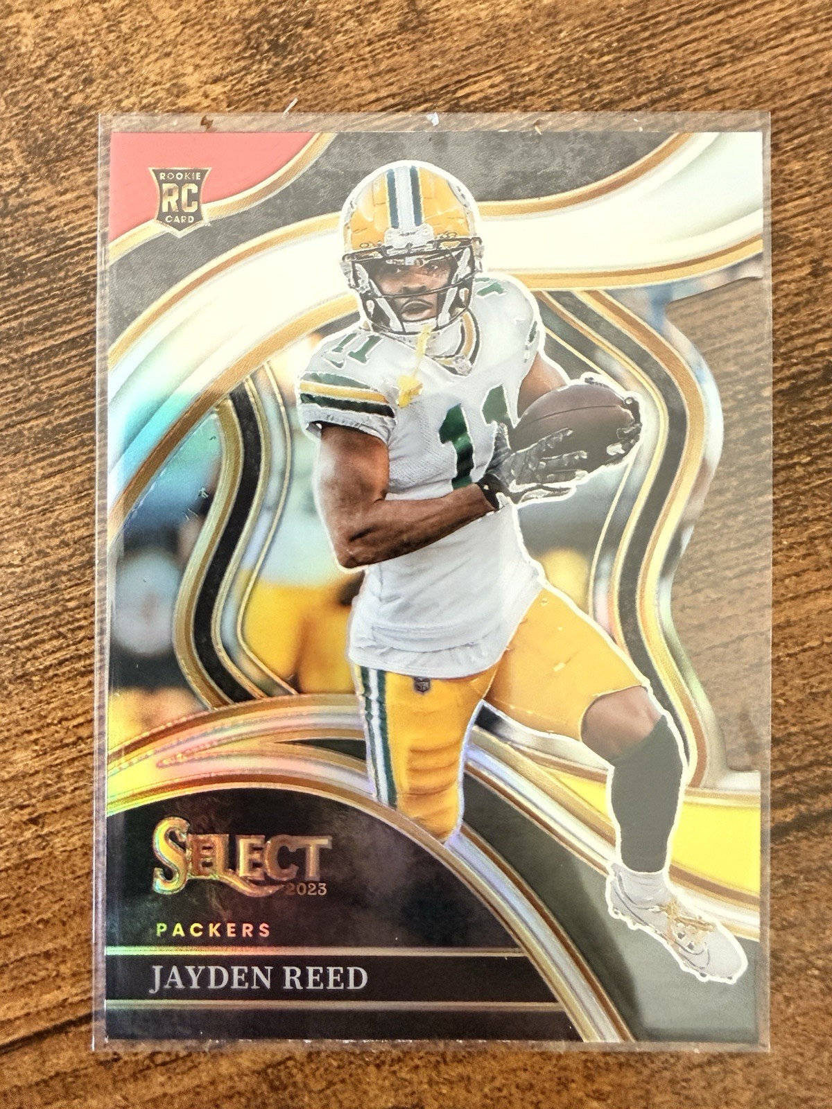 2023 Panini Select - Club Level Jayden Reed #258 Silver Prizm Die-Cut (RC)