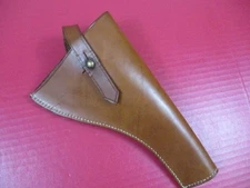 post-WWII British Army Leather Holster for Webley 455 Revolver - Dtd 1954 - XNLT