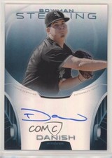 2013 Bowman Sterling Prospect Blue Refractor 11/25 Tyler Danish Auto 1u6