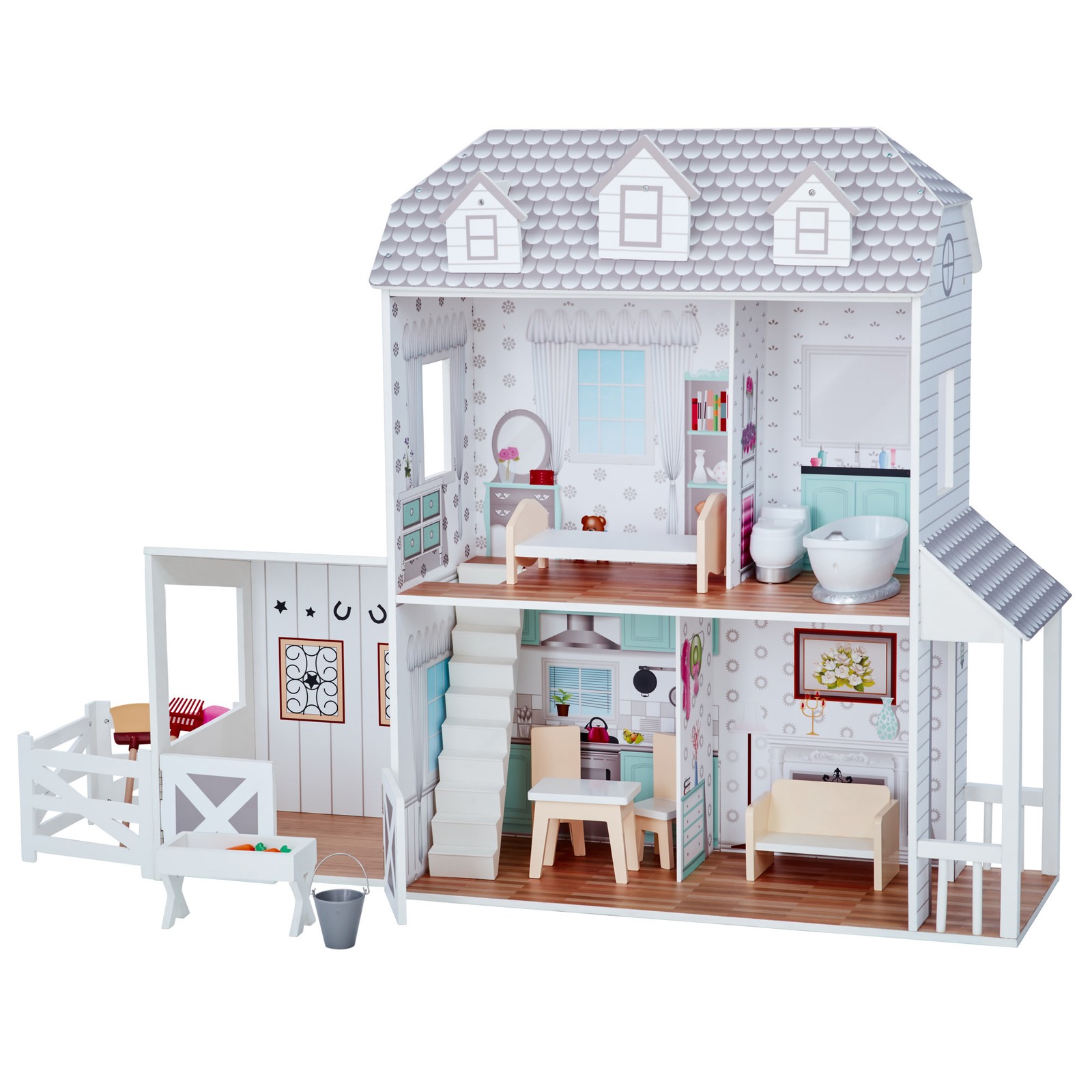 House With Stable  14 Accessories
