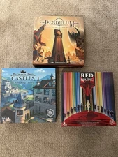 Stonemaier Games Bundle Between Two Castles, Pendulum, Red Rising Board Game