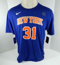 Mens New York Knicks Ron Baker #31 DriFit Blue T-Shirt 2XL Nike NWT