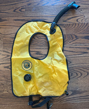 Seatec Horse Collar SCUBA Yellow Vintage Vest - As Is
