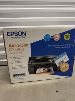Epson Stylus CX4400 Inkjet All-In-One Color Printer Scanner Copier