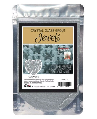 The Tile Doctor Crystal EVO Glass Grout Jewels Tourmaline J.30 Starlike Additive