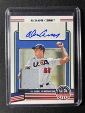 2023 Panini USA Stars & Stripes Alexander Clemmey Autographed Jersey Nationals!!