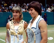 Evert & Navratilova TENNIS LEGENDS 2X Signed Autographed REPRINT 8x10 Photo RP