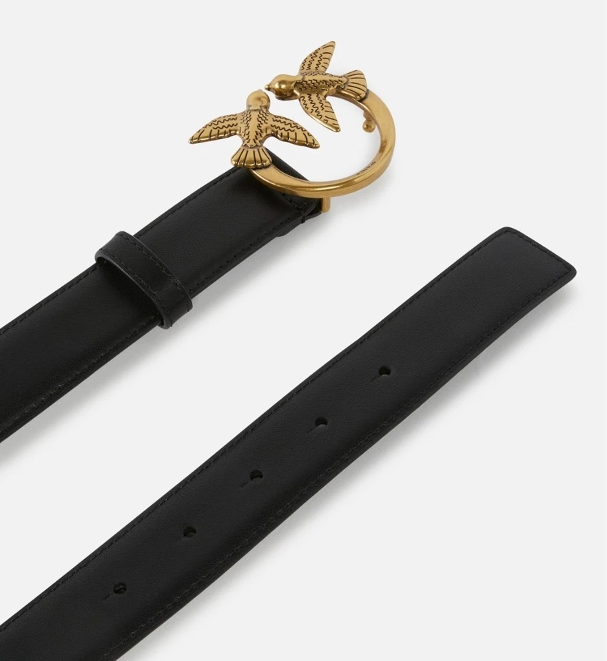 Cintura donna Pinko H3 Nero/antique gold - Immagine 2 di 3