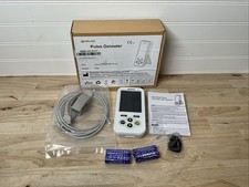 Handheld Pulse Oximeter Fingertip Blood Oxygen SpO2 Heart Rate Monitor AA Batt.